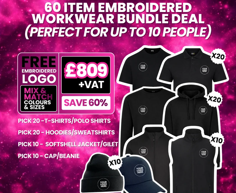 60 item embroidered bundle